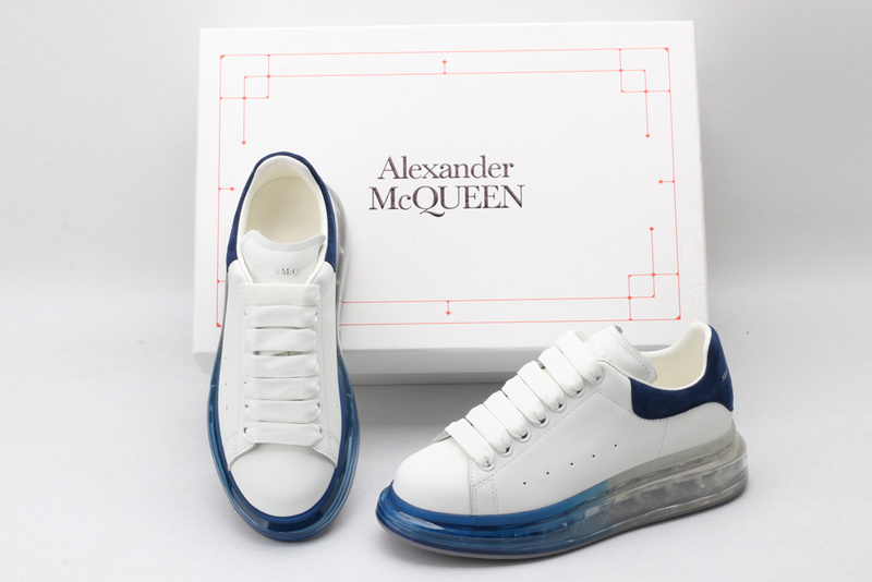 white and blue alexander mcqueen's