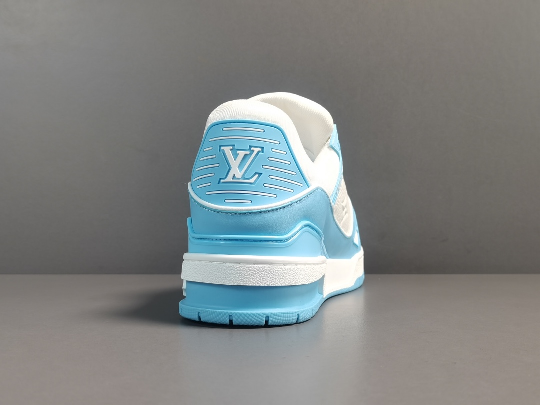 Louis Vuitton Trainer Low White Sky Blue Men's - 1AA6X4 / 1AA6X3 / 1AA6X1 /  1AA6YK / 1AA6XO - US