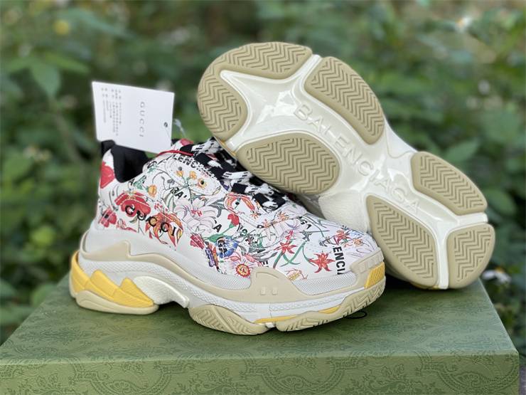 Triple s cloth trainers Gucci X Balenciaga Multicolour size 39 EU in Cloth  - 23357990