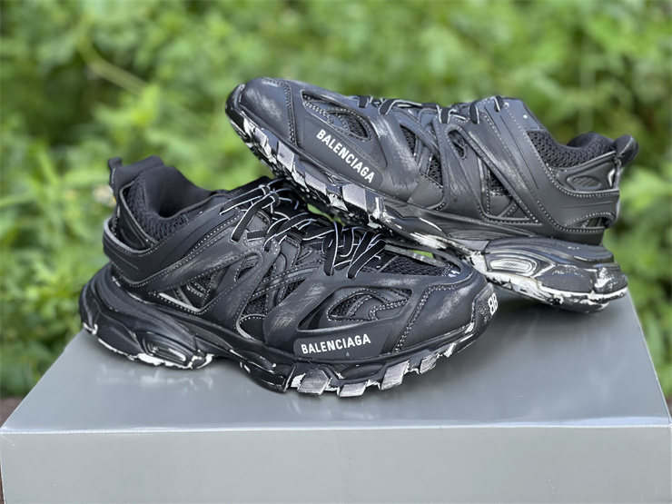 Balenciaga Track Sneaker 'Faded Black' 542023-W3CN2-1000 , Flysneaker ...