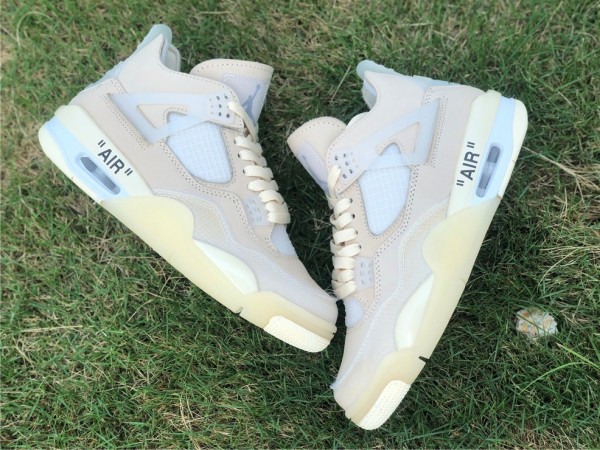 OFF-WHITE x Air Jordan 4 Retro Off-White Sail 