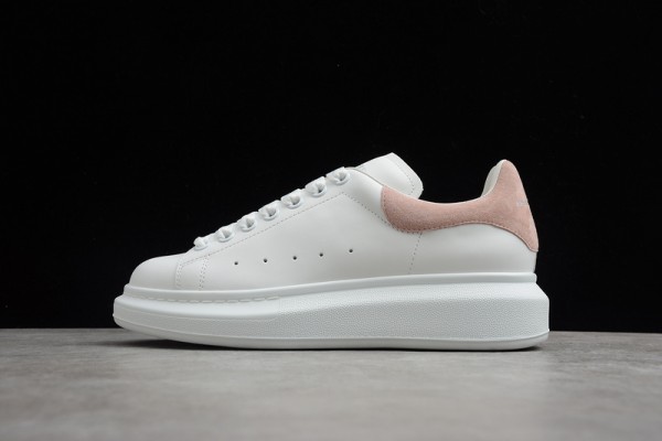 Alexander McQueen Oversized Sneaker White Pink Suede 