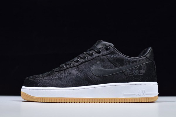 Fragment x Clot x Nike Air Force 1 Black Silk 