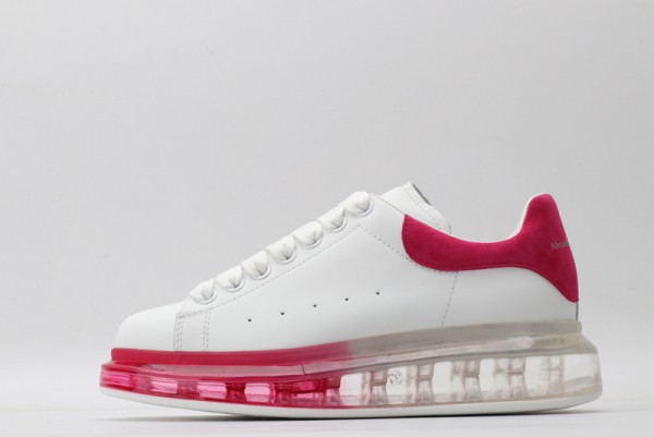 Alexander McQueen Oversized Sneaker White Translucent Pink 
