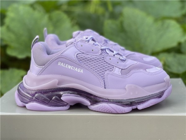 Balenciaga Triple S Clear Sole Purple 