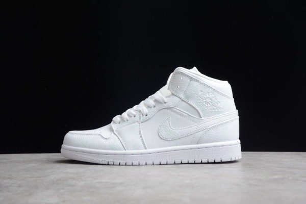 Air Jordan 1 Mid Triple White 2.0 (2020) 