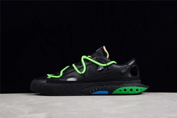 Off-White x Nike Blazer Low Black Green 