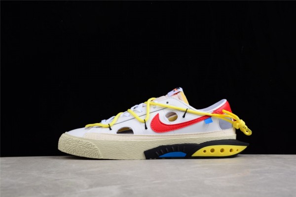 Off-White x Nike Blazer Low White University Red 