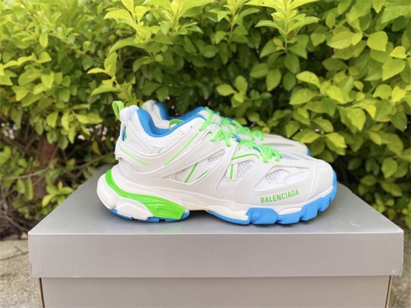 Balenciaga Track Sneaker White - Blue - Green 