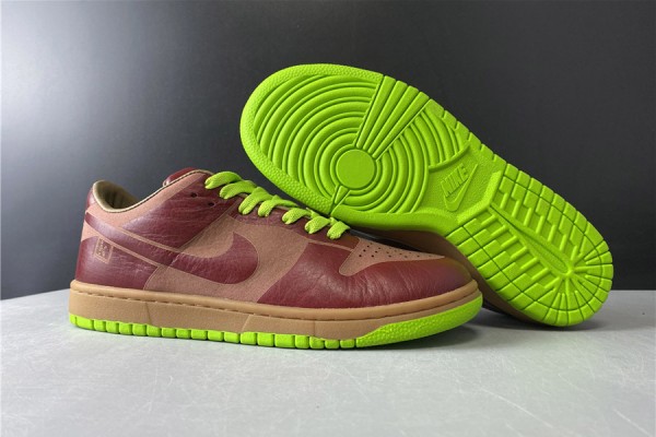 Nike Dunk Low 1-Piece Laser Varsity Red Chartreuse 