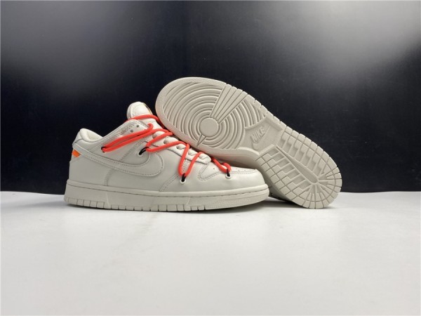 Off-White x Nike SB Dunk Low Beige White