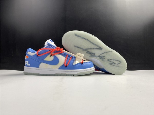 Off-White x Nike Dunk Low Blue 