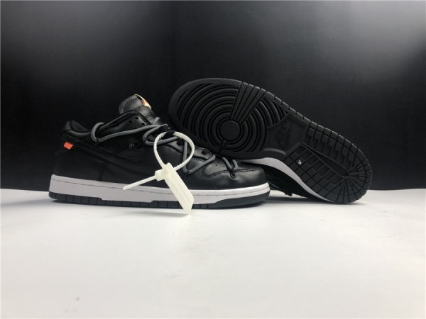 Off-White x Nike Dunk Low Black