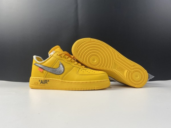 Off-White x Nike Air Force 1 Low University Gold 