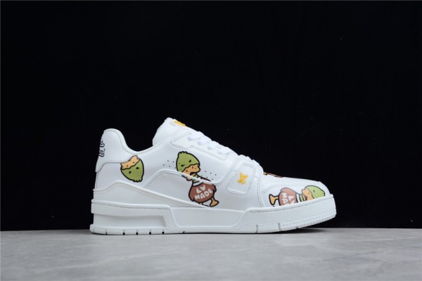 LV Trainer x Nigo Duck Sneaker White
