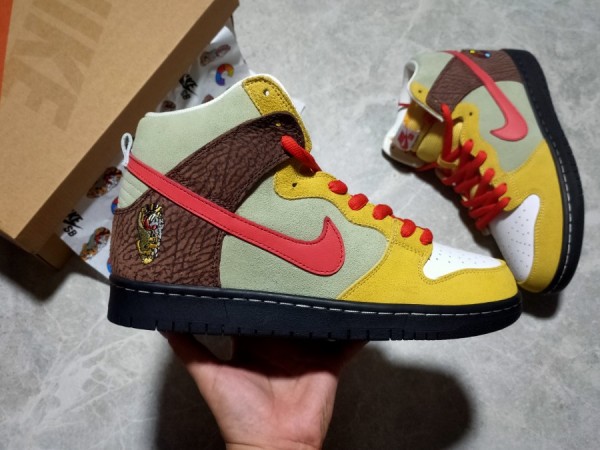 Color Skates x Nike Dunk High SB Kebab and Destroy 