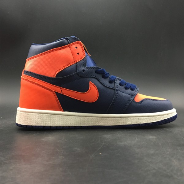 Air Jordan 1 Retro High Blue Void Turf Orange (W) 
