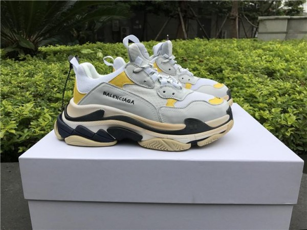 Balenciaga Triple S DSM White Yellow (2017)