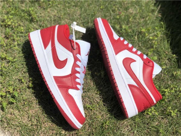 Air Jordan 1 Low Gym Red White 