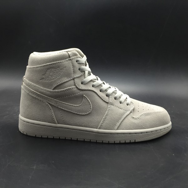Air Jordan 1 Retro High Grey Suede