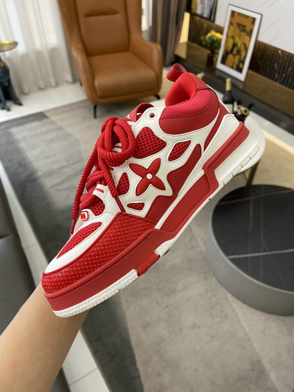 LV Skate Sneakers - Red 