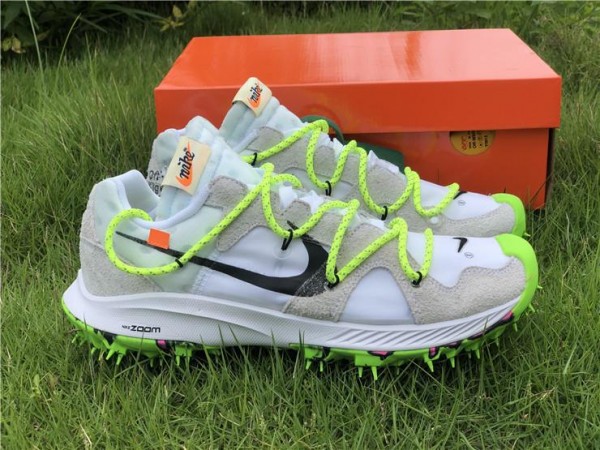 2019 Off-White x Nike Zoom Terra Kiger 5 White