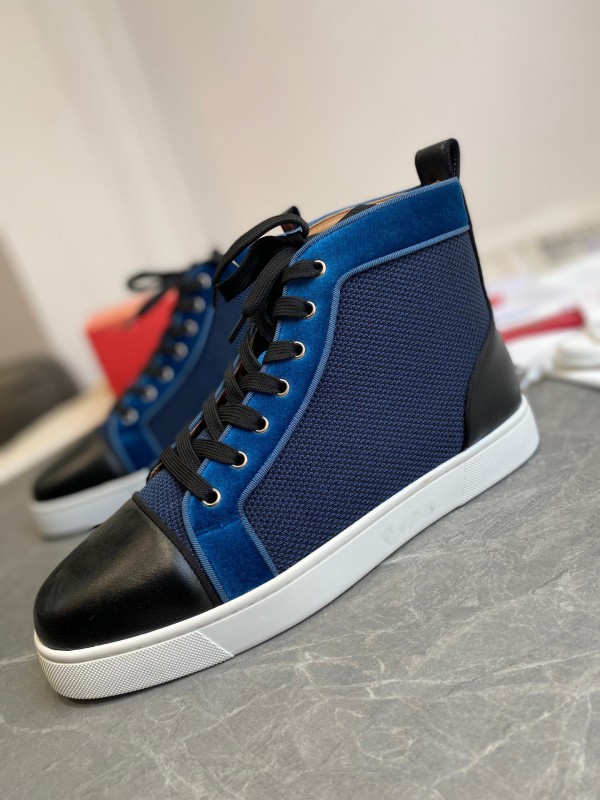 Christian Louboutin Louis - High Top Sneaker White CLHT-053