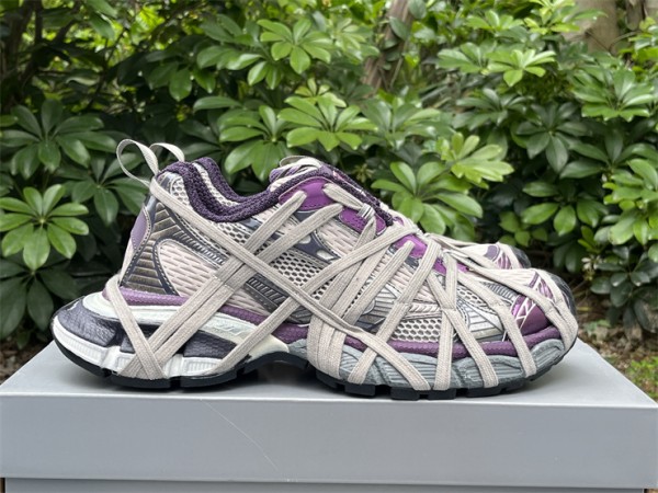 Balenciaga’s 3XL Sneaker in Silver - Purple 2024 B3XL-033