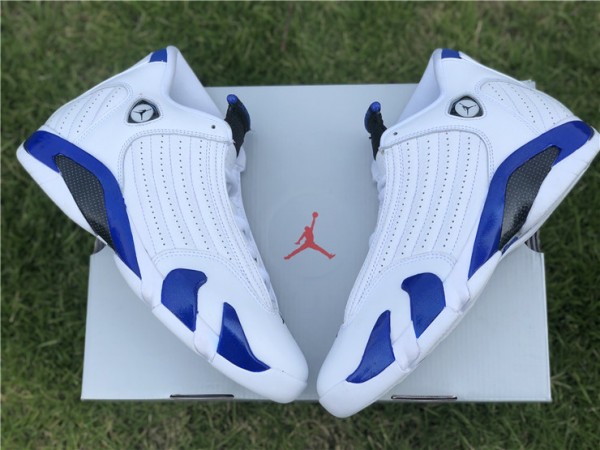 Air Jordan 14 Retro White Hyper Royal