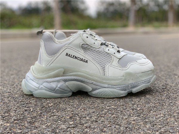 Balenciaga Triple S Clear Sole Grey 