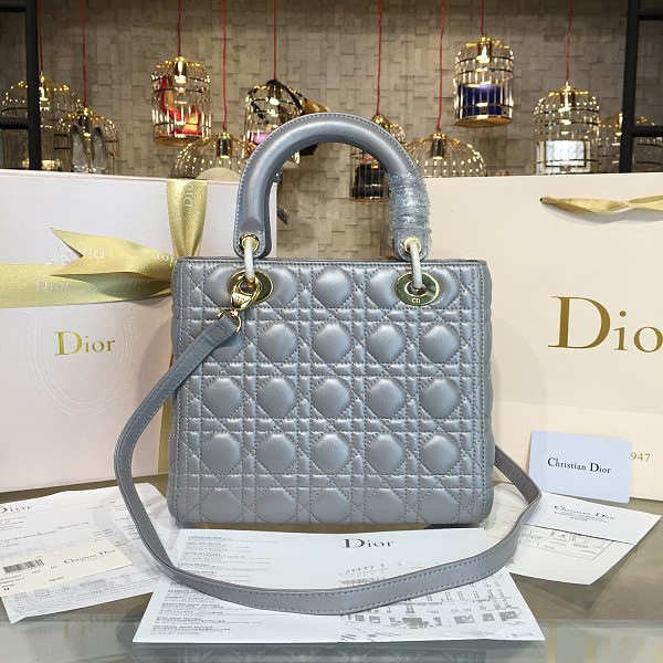 Lady Dior Medium Grey (2 size)
