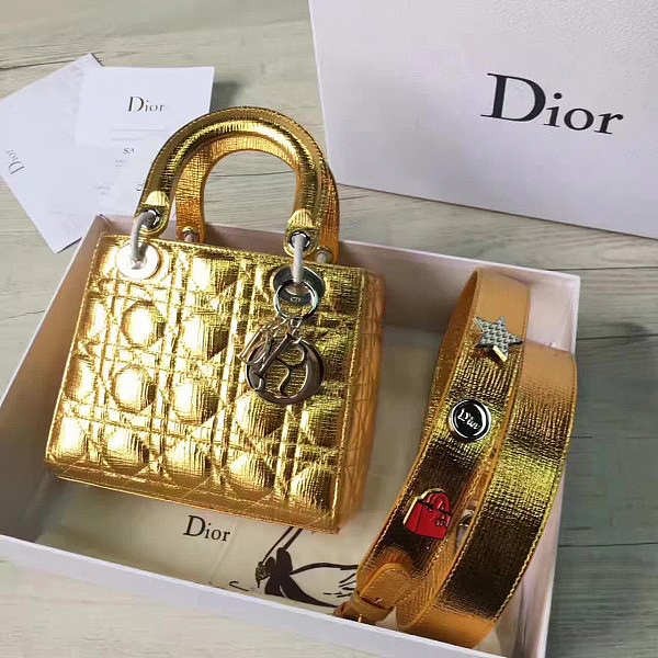 Lady Dior Gold