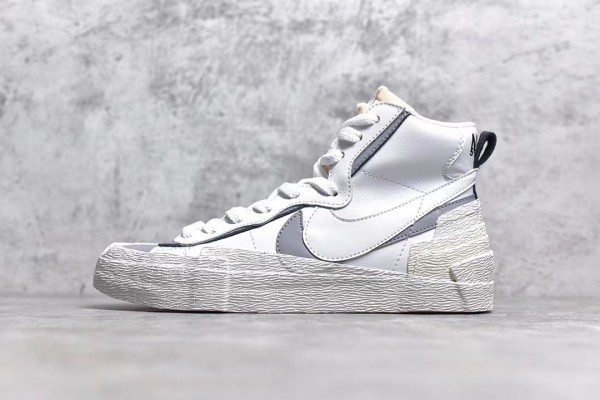 Sacai x Nike Blazer Mid White Wolf Grey 
