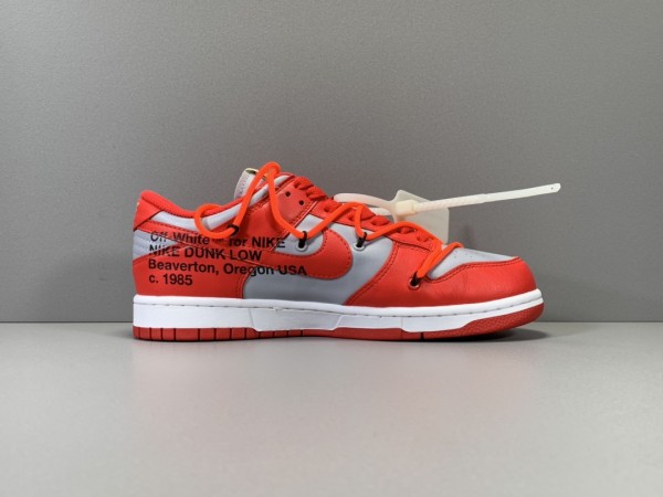 Off-White x Nike Dunk Low University Red 