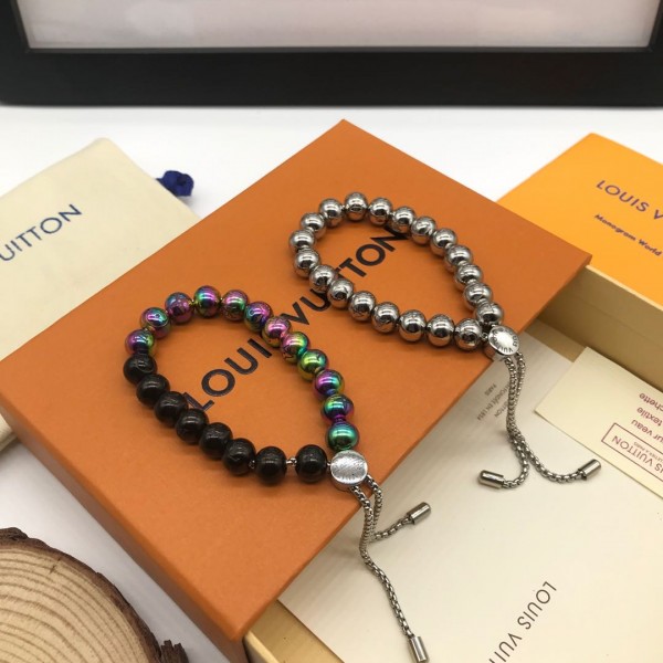 Lv Pearls Bracelet Engraved Monogram Colors CHLP-005