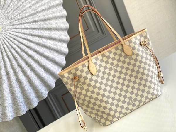 Lv  Damier Azur Canvas Neverfull MM