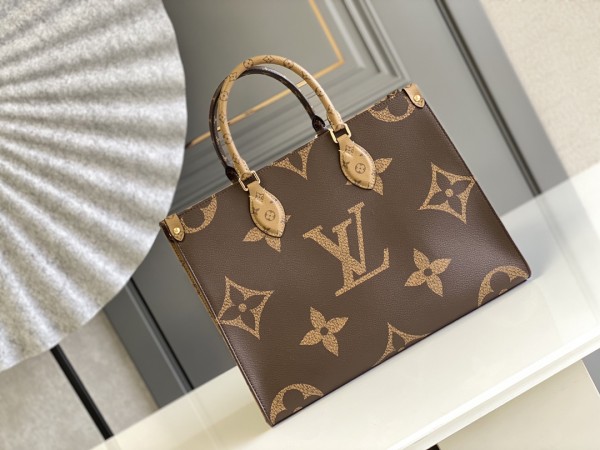 Lv Onthego MM 2way shoulder hand bag 