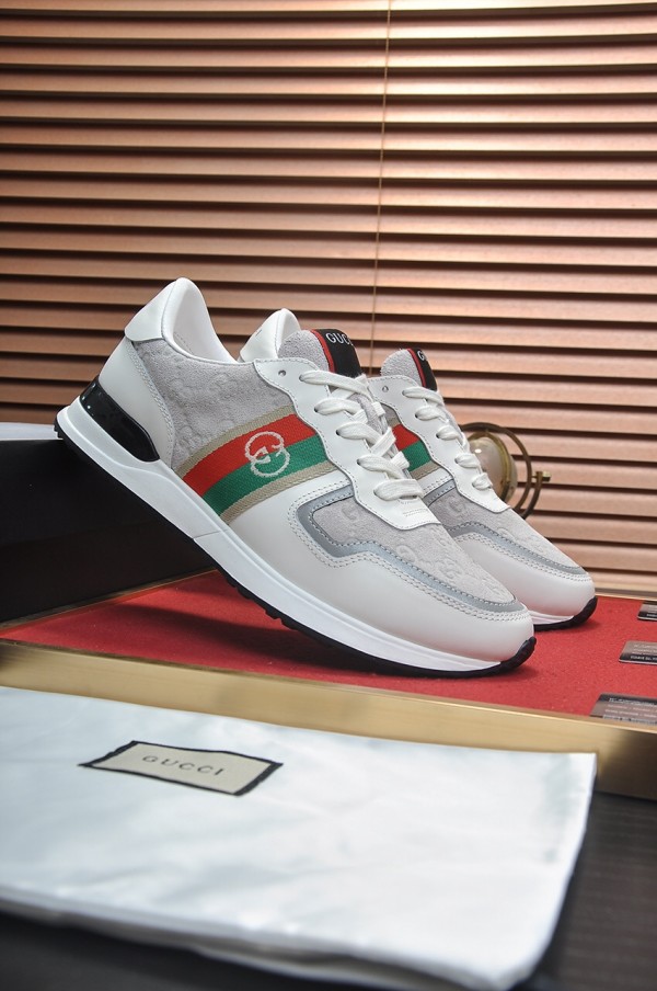 Gucci GG Logo Web Shoes 