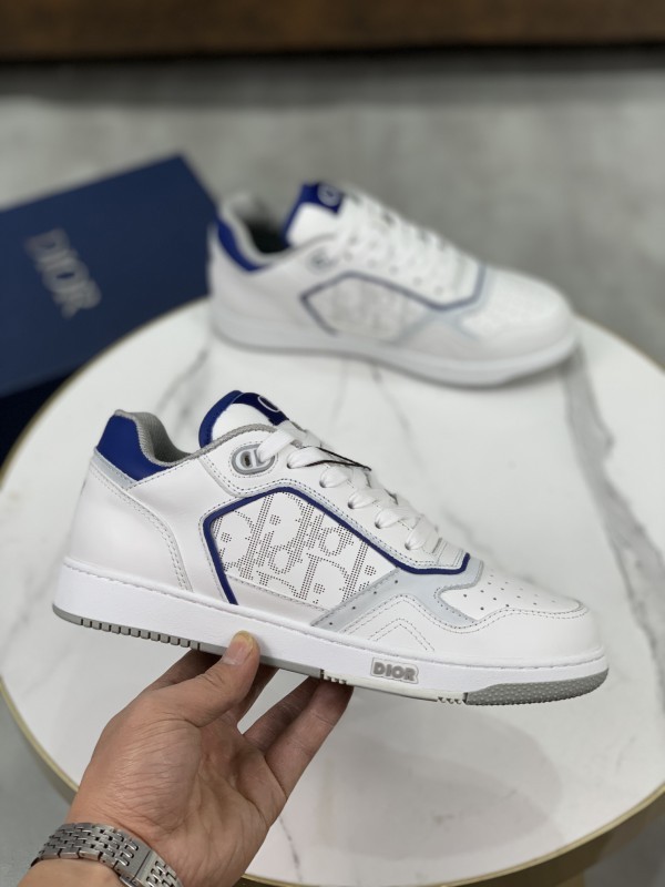 Dior B27 Low White Blue Sneakers DB27-004