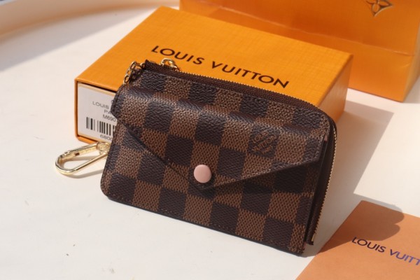 LV Monogram Card Holder Recto Verso Wallet  - Brown 