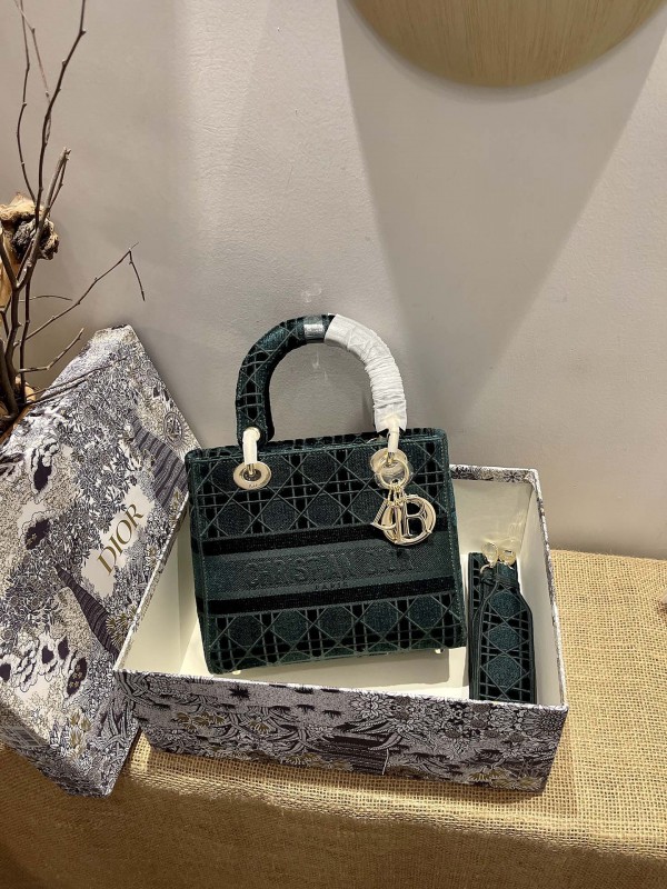 Dior Medium Lady D-Lite Green 