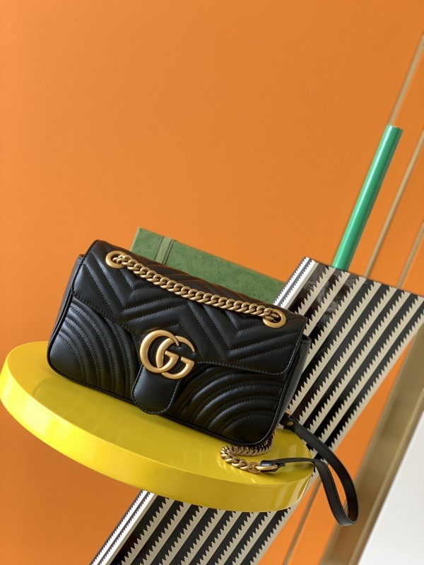 Gucci Marmont small matelassé shoulder 