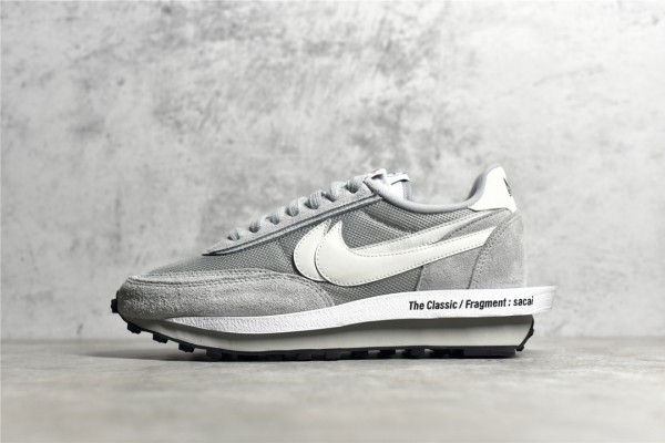 Fragment Design xSacai xNike LDWaffle  Light Smoke Grey 