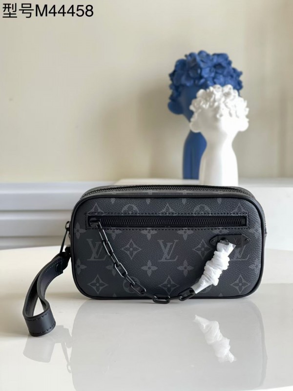 Louis Vuitton Men Clutch Bag Presbyopia Pochette Volga Handbag 