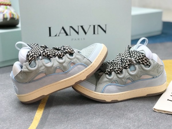 Lanvin Curb Sneakers - Blue Grey LVCS-001