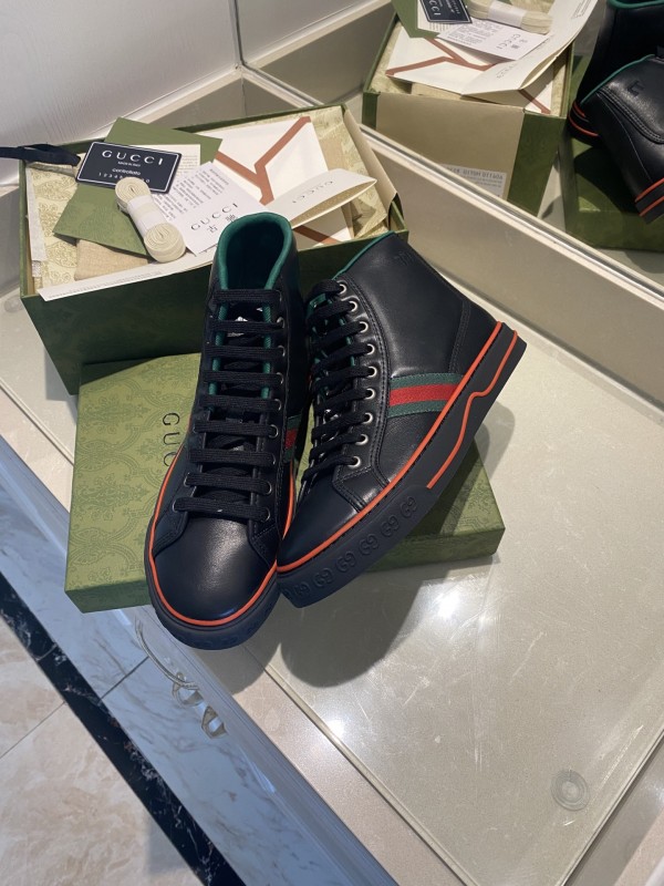 Gucci Tennis 1977 High-Top Sneakers  