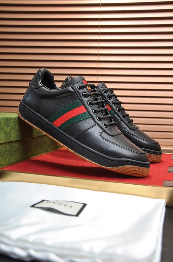 Gucci Ace black low-top sneaker