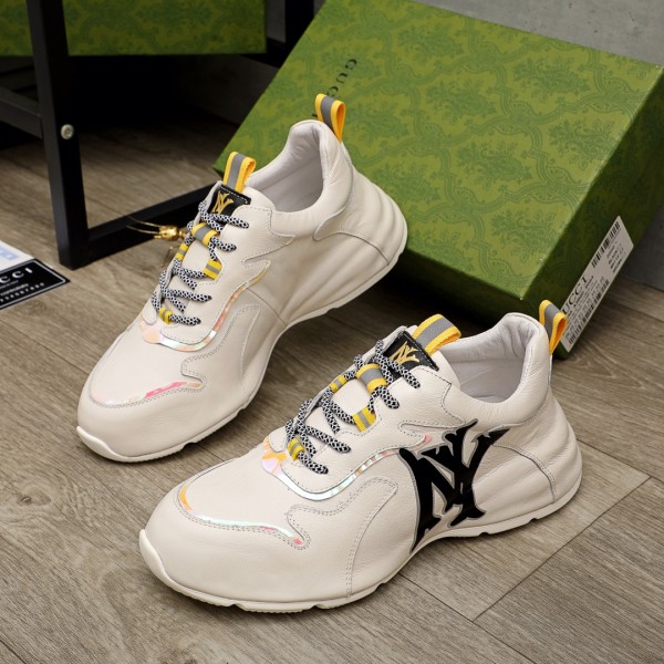 Gucci NY Black Logo Sneakers GGLG-S008