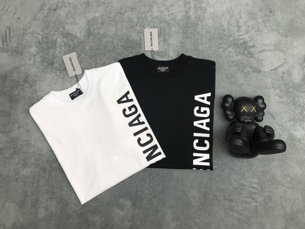 Balenciaga Short Sleeve T-shirt Black/White BGP120-2