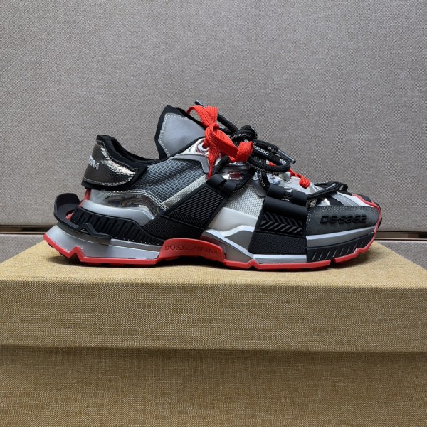 D & G DG Mixed-material Space Sneakers Multicolor DGSNK-002